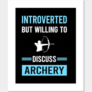 Introverted Archery Archer Arrow Arrows Bow Posters and Art